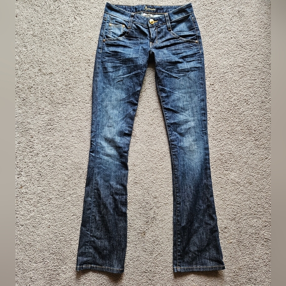 Womens flared Marciano denim jeans. Size 24. Made in 🇺🇸. Y2k. - Picture 9 of 9